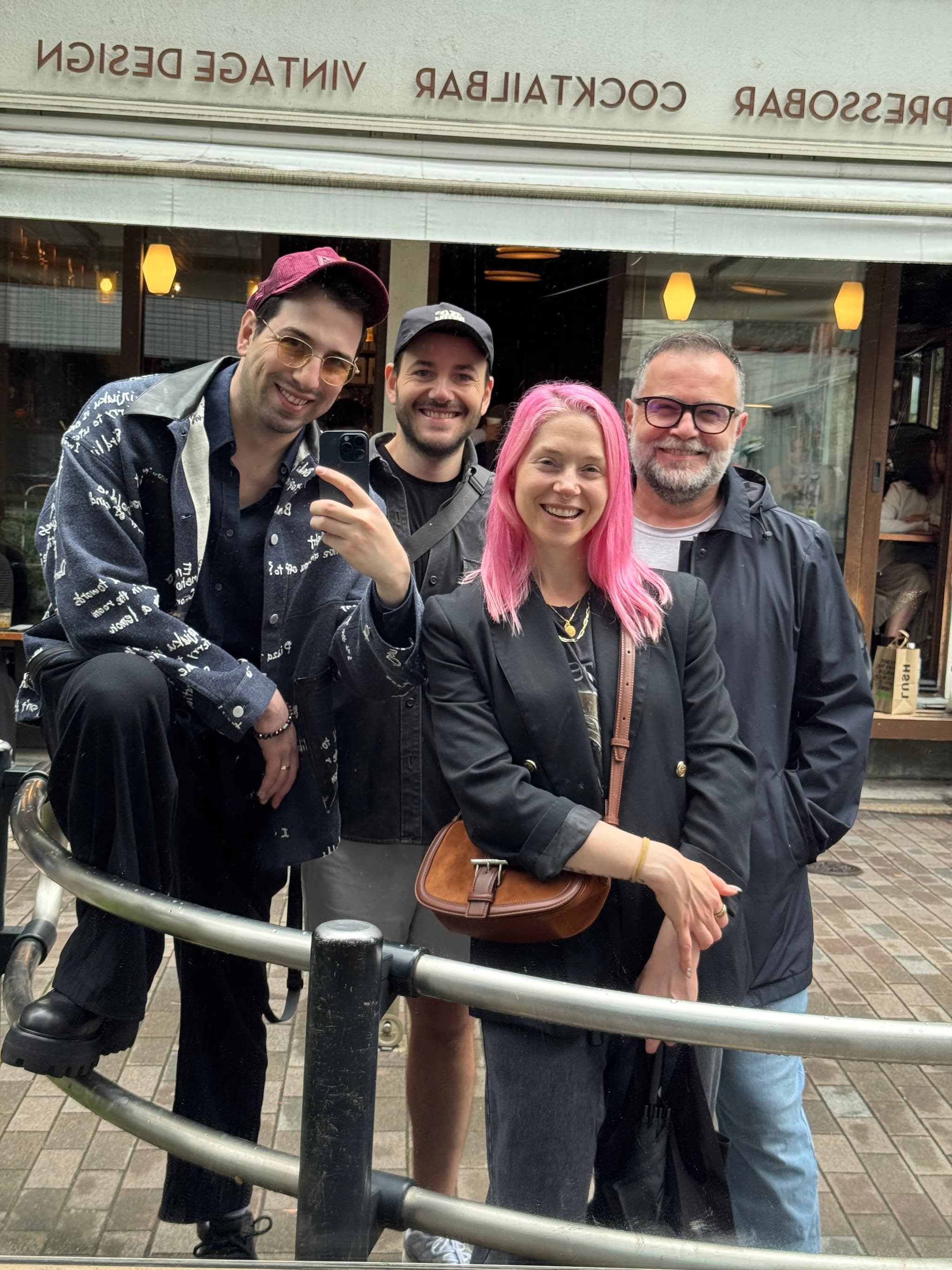 Vibeslist founders sharing a laugh